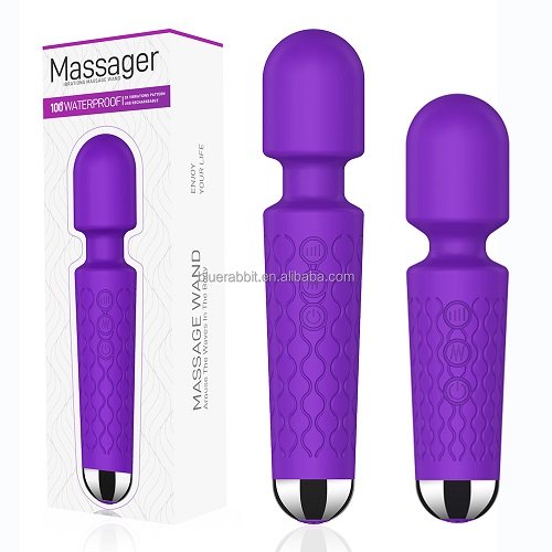 Yarosi Wireless Wand Massager Usb Mini Purple