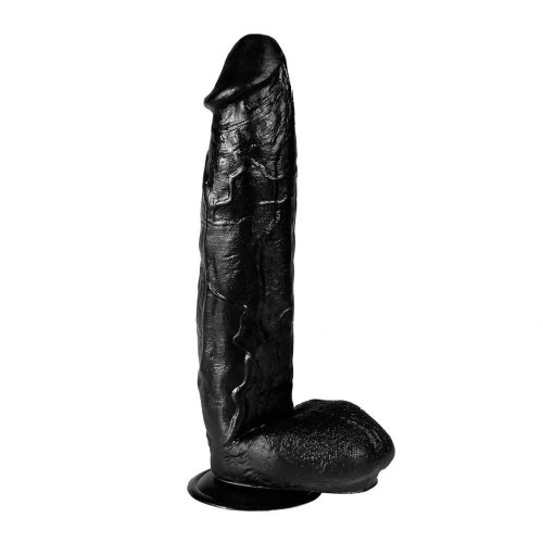 11 Inch Black Dildo Sex Toy For Women