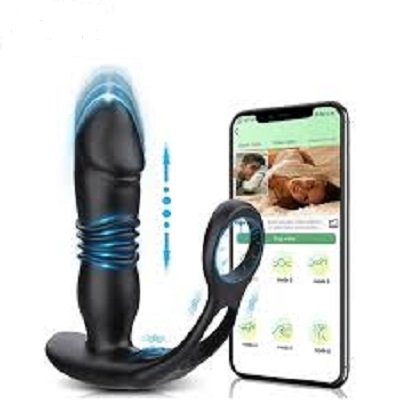 Thrusting Prostate Massager With Dual Rings In Pakistan