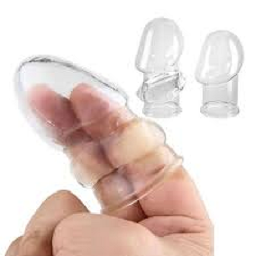 2-pcs Soft Stretch Cock Girth Enhancer Sleeve