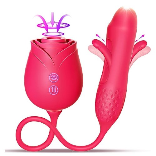 Mooligirl Sucking Vibrator Rose Sex Toy