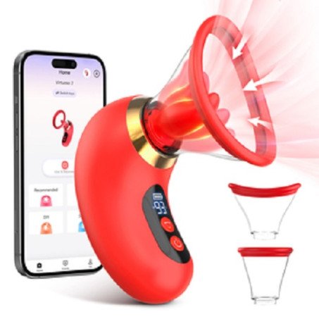 Linking & Sucking Vibrator Sex Toy