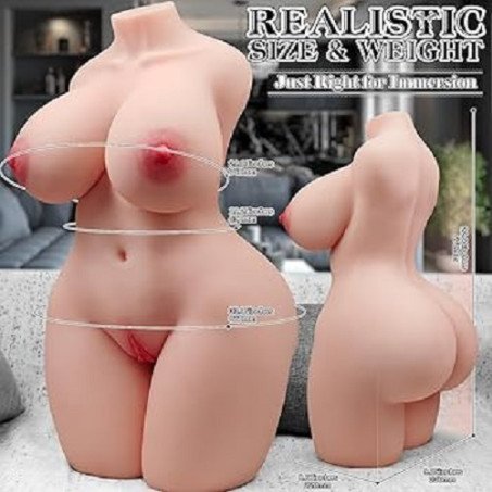 Keepthy 4 In 1 Lifelike Male Masturbator Torso Sex Doll