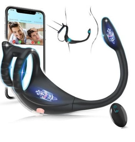 Cock Ring With Prostate Massager App Control